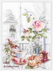 328-558 Набор для вышивания Чудесная игла PREMIUM «Парижское утро», 30х40