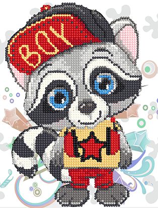 БСА4-099 Алмазная вышивка ТМ Наследие "Забавные животные 3"