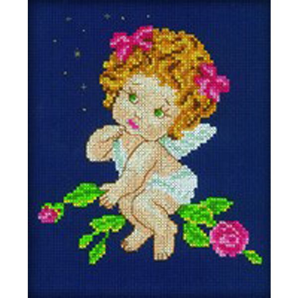 С037 Набор для вышивания РТО "Ангел с розами"