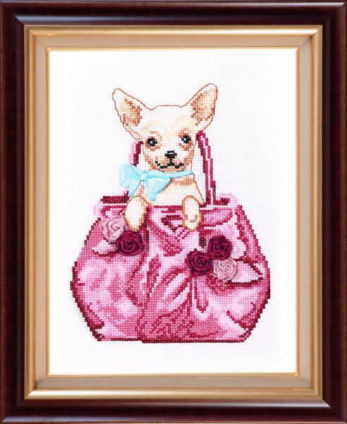 Набор для вышивания крестом ОВЕН "Чихуахуа" 431