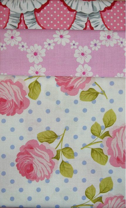 Набор из ткани для пэчворка (3 отреза)