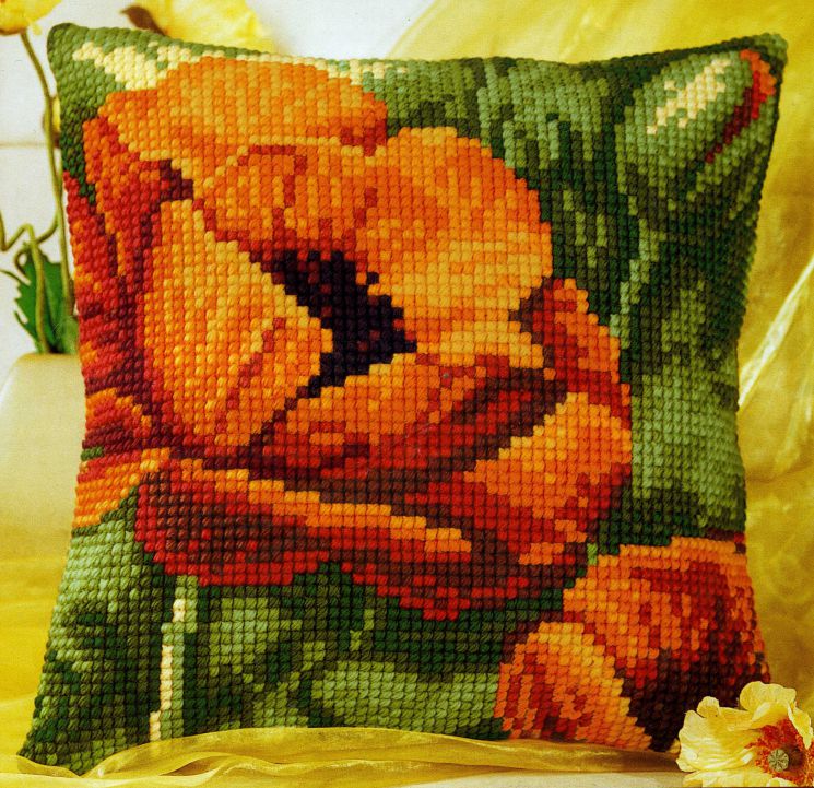 Набор для вышивания крестом Vervaco "Маки II" PN-0008619