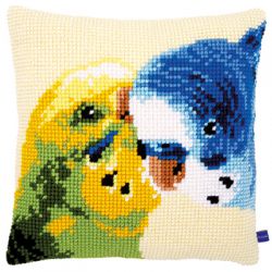 PN-0151034 Подушка "Попугайчики"  (Vervaco)