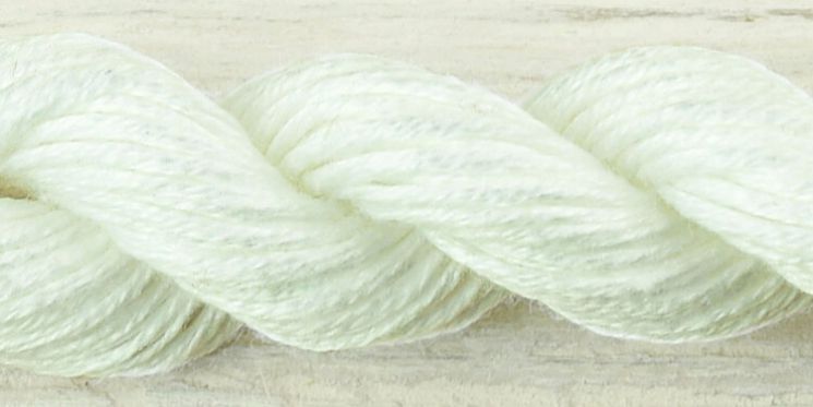 2100 Нитки ручного окрашивания OwlForest на основе ПНК, пасма 8 метров, Белый