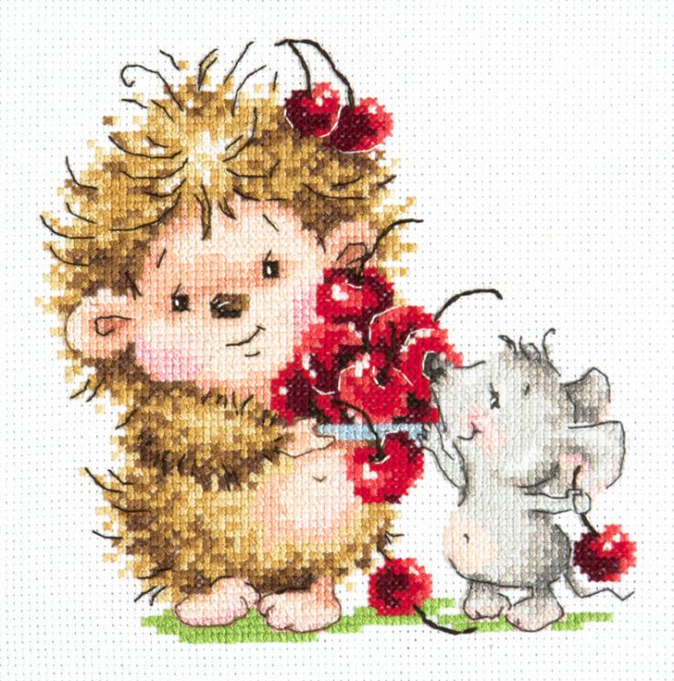 Набор для вышивания крестом Чудесная игла «На здоровье!» 19-10