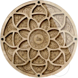 Органайзер для бисера с прозрачной крышкой ВОЛШЕБНАЯ  СТРАНА FLZB-096 19*19см,  ячеек