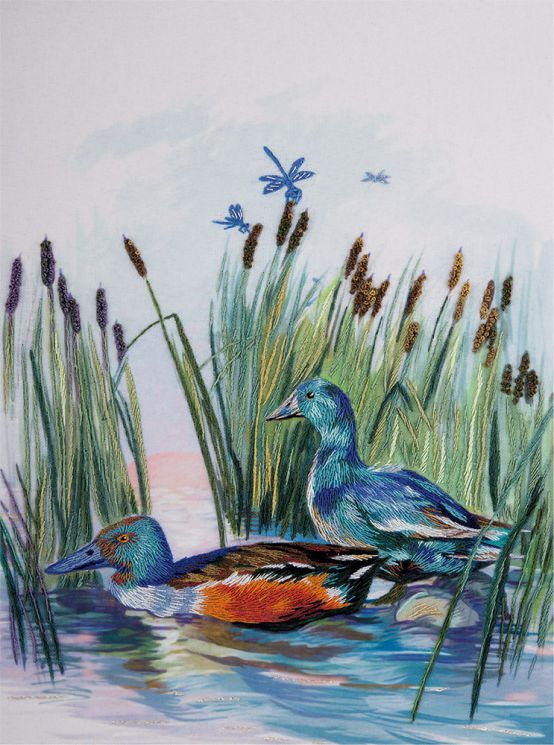 ЖК-2094 (JK-2094) Набор для вышивания Панна "Уточки" серия "Живая картина"