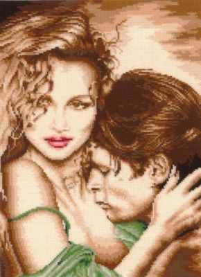 Д-12 Набор для вышивания Сделай Своими Руками "Двое"