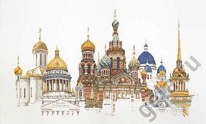 Набор для вышивания Thea Gouverneur "Санкт-Петербург" 430