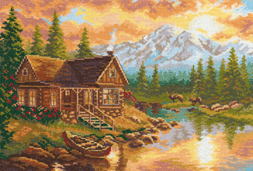 3-04 Набор для вышивания Алиса "Вечер в горах"