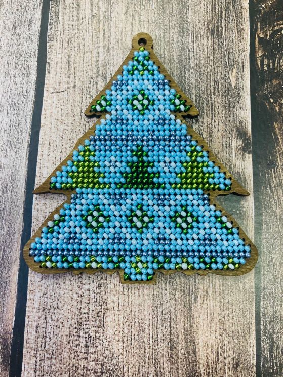 С036-02 Набор для вышивания  Елочка "Оттепель", 10х8,5 см