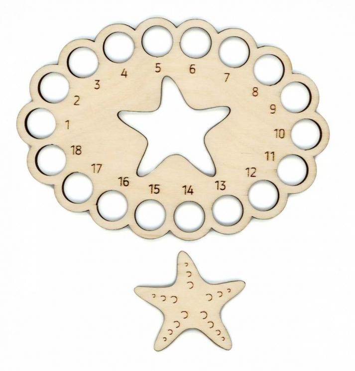 Органайзер Щепка МОРСКАЯ ЗВЕЗДА (органайзер + бобинка) ОР-057