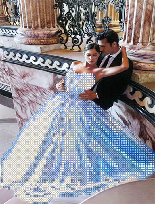 БСА4-009 Алмазная мозаика ТМ Наследие "Страсть"