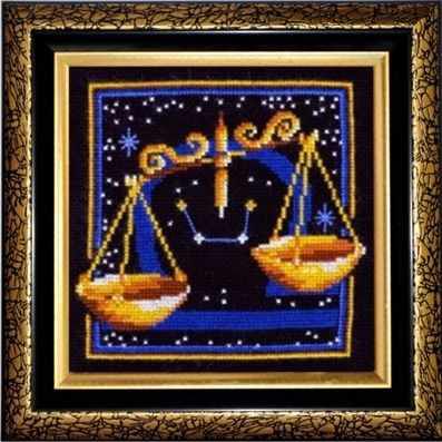 З-09 Набор для вышивания Сделай Своими Руками "Знаки зодиака. Весы"
