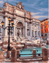 GX 29709 Картина по номерам PAINTBOY "Вечер у фонтана"