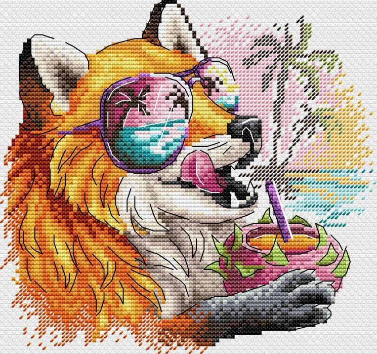 Набор для вышивания Жар-Птица "Лисья радость" В-686