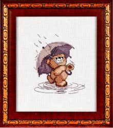 1022 "Медвежонок с зонтиком" (Alisena)