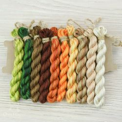 НМул-РЯр-2282 Набор ниток OwlForest для схемы «Рукодельная ярмарка» (ПНК) 28 каунт в 2 нити