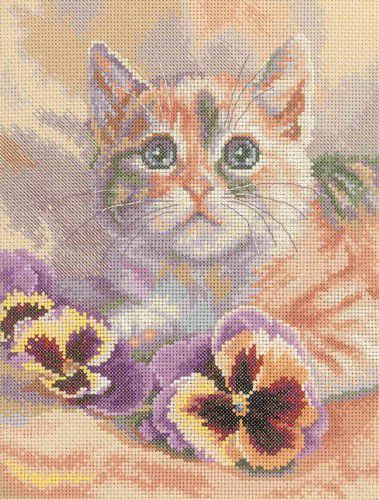 Набор для вышивания крестом РТО "Кошачьи грезы" М269