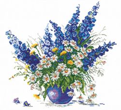 40-14 «Голубой букет» (Чудесная игла)