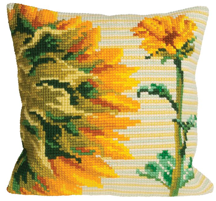 Набор для вышивания крестом Collection D'Art "Подсолнух-1" 5086
