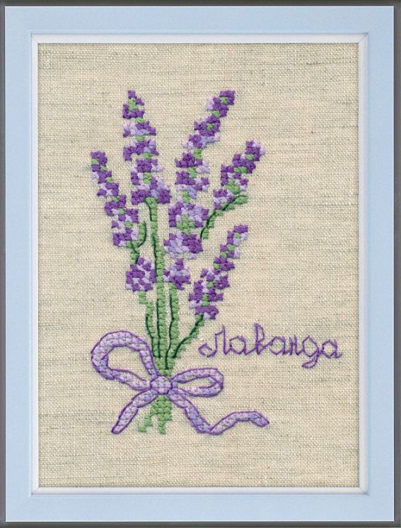 1185 Набор для вышивания ОВЕН "Лаванда"