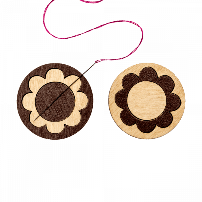 Магнитный двухсторонний держатель для игл ВОЛШЕБНАЯ  СТРАНА FLMH-024(W), 3.5см