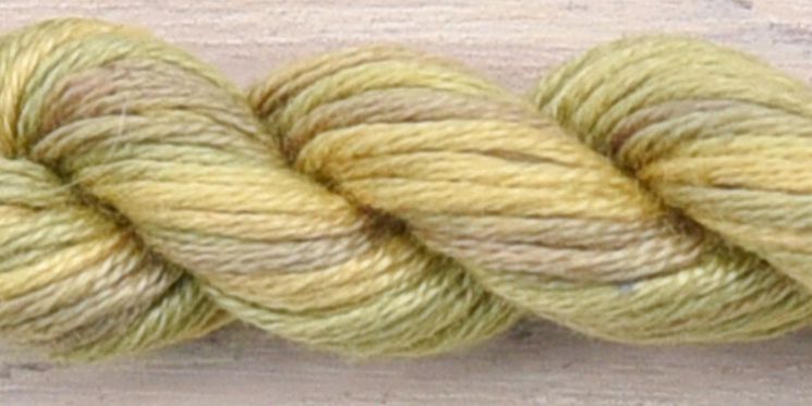 2303 Нитки ручного окрашивания OwlForest на основе ПНК, пасма 8 метров, Сухие травы