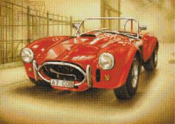 БСА2-079 Алмазная мозаика Наследие "Красный ретро мобиль"