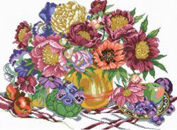 6049-14 Пионы (Белоснежка)