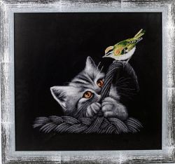 1126 "Котенок и птичка" (Alisena)