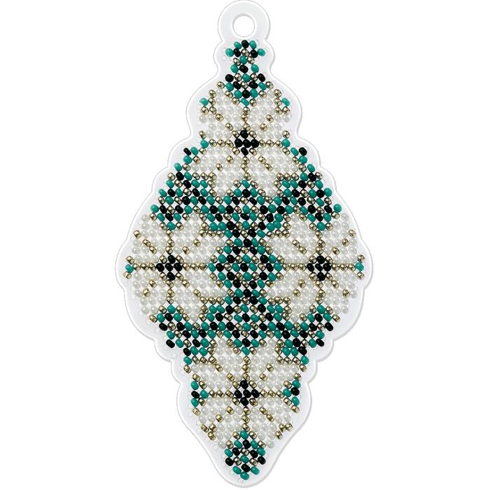 Набор для вышивания бисером на пластиковой основе ВОЛШЕБНАЯ  СТРАНА FLPL-011 6*12см