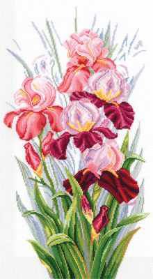 Т-14 Набор для вышивания Сделай Своими Руками "Торжество ирисов"