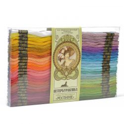 Набор мулине  100 цветов (10м) "Петербурженка"