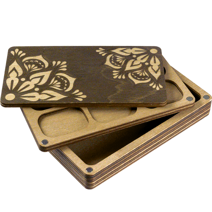 Органайзер для бисера многоярусный ВОЛШЕБНАЯ  СТРАНА FLZB-075 16.5*9*3.5см, 6 ячеек