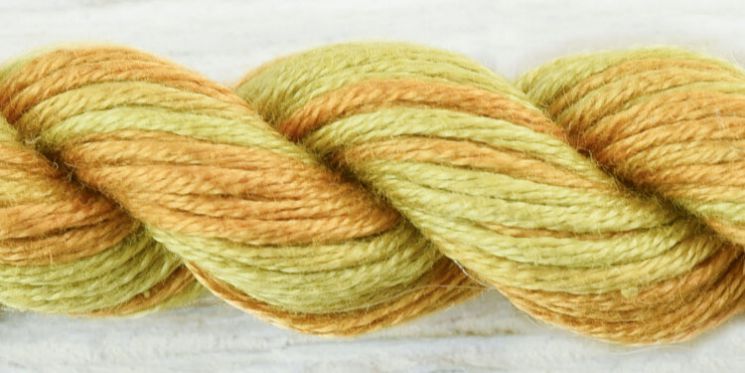 2319 Нитки ручного окрашивания OwlForest на основе ПНК, пасма 8 метров, Грушевый