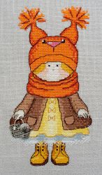 07.007.09 Набор для вышивания Марья Искусница "Белочка" по рисунку Т. Савеловой