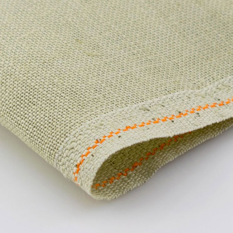 3609/6047 Канва Belfast 32 ct, 100% лен, (бледно-зелёный/limestone)