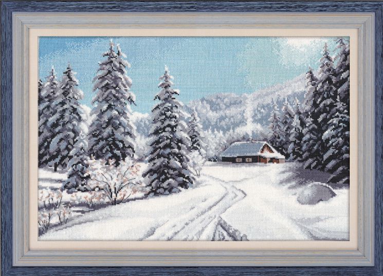 1205 Набор для вышивания ОВЕН "Зимний день"