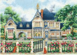 А-05 Набор для вышивания крестом Сделай своими руками "Английская усадьба" 