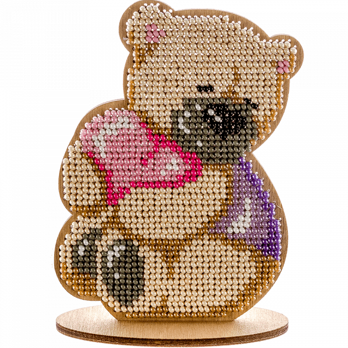 Набор для вышивания бисером по дереву ВОЛШЕБНАЯ СТРАНА FLK-114, 8.5*11.5см