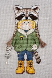 07.007.11 Набор для вышивания Марья Искусница "Енотик" по рисунку Т. Савеловой