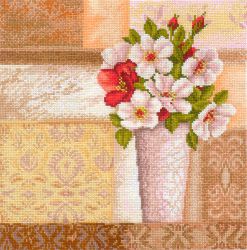 В-24 Набор для вышивания Сделай своими руками "Винтажный букет" 