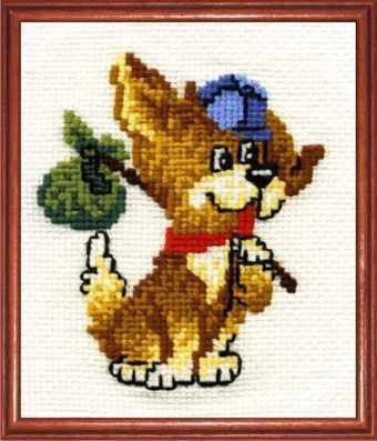 Щ-01 Набор для вышивания Сделай Своими Руками "Щенок"