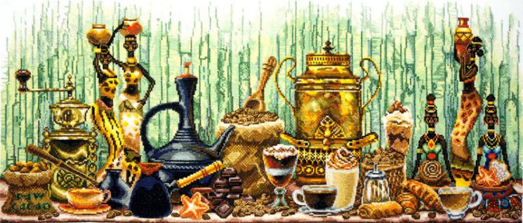 11.002.09 Набор для вышивания Марья Искусница "Кофейная феерия"