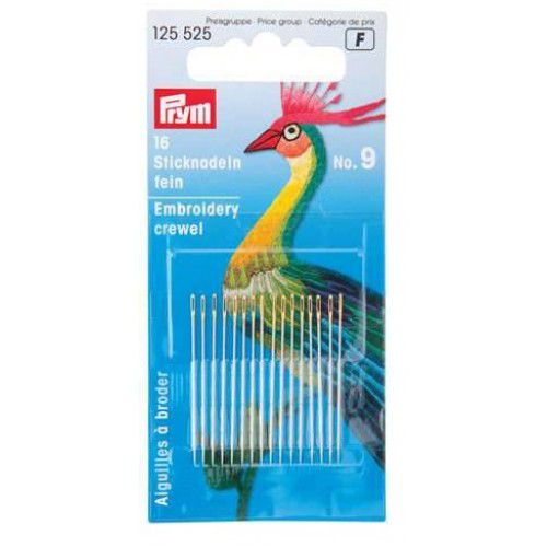 Набор игл для вышивания №9, 0,60х35 16 шт, Prym