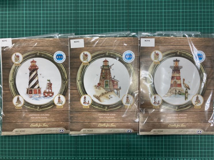 КВ-22 Комплект наборов для вышивания РТО "М392 + М393 + М394"