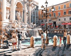GX8557 Картина по номерам Paintboy "Фонтан Треви"