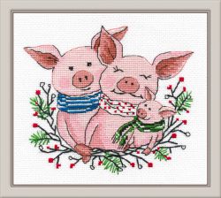 1077 Набор для вышивания ОВЕН "Семейное счастье"