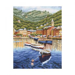 М400 Набор для вышивания РТО "Гавань перед закатом"